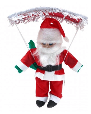 Papai Noel com Paraquedas de 45cm com 01 unidade - Amoresio