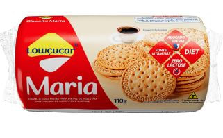 Biscoito doce Maria zero lactose 110g - Lowçucar