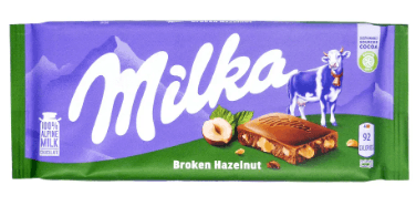 Chocolate ao Leite Hazelnut 100g - Milka