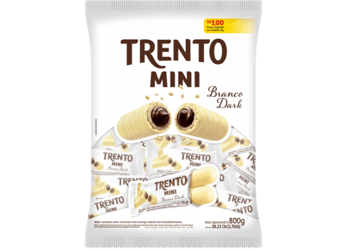 Chocolate Branco pacote com 800g - Trento Mini