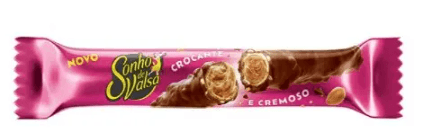 Wafer recheado com cobertura de chocolate 25g - Sonho de Valsa