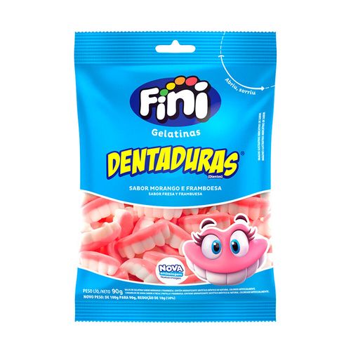 Dentaduras Pacote com 90g - Fini