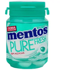 Chiclete Pure Fresh Garrafa sabor Wintergreen com 56g - Mentos