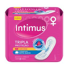 Absorvente extra suave sem abas pacote com 8 unidades - Intimus