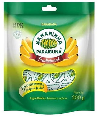 Bananada tradicional 200g - Paraibuna