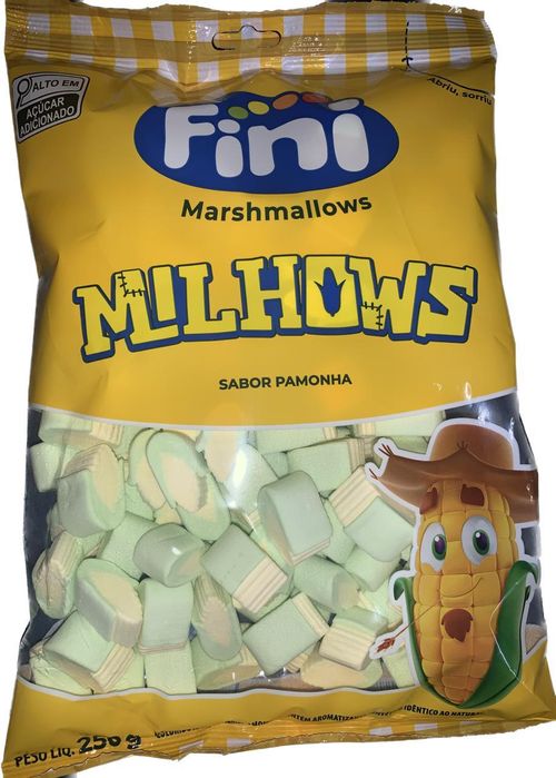 Marshmallow sabor pamonha pacote com 250g - Fini