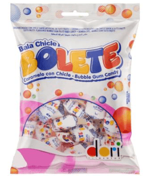 Bala sabor Tutti-Frutti Pacote com 400g - Bolete