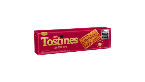 Biscoito Tostines Caramelizado com Especiaria tipo belga de 150g- Nestle