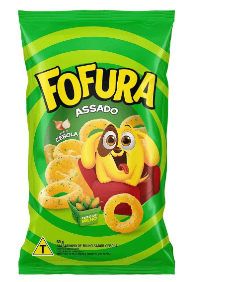 Salgadinho Lucky sabor Cebola com 60g - Fofura