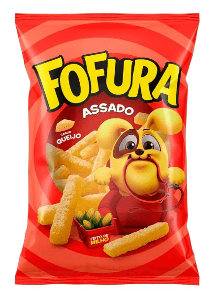 Salgadinho Lucky sabor queijo com 60g - Fofura