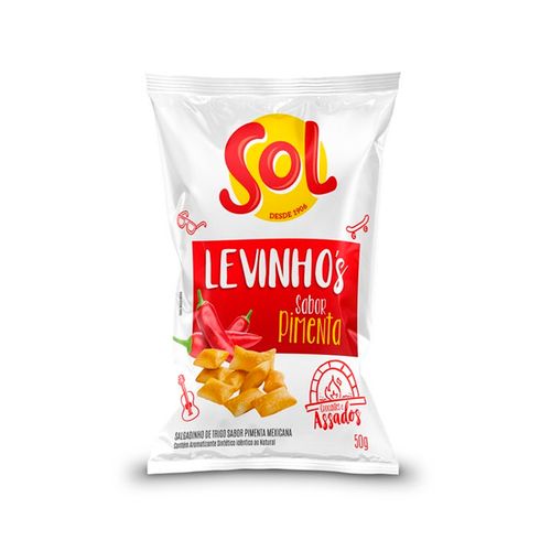 Salgadinho levinhos sabor pimenta mexicana 50g - Sol