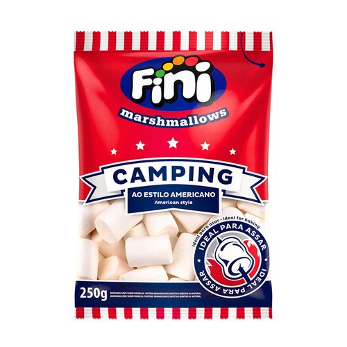 Marshmallow camping pacote com 250g - Fini