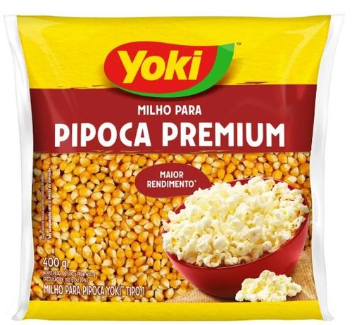 Milho para Pipoca Premium de 400g - Yoki