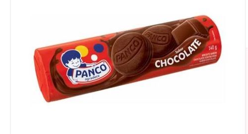 Biscoito Recheado Chocolate 140g - Panco