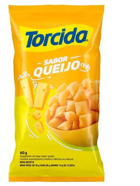 Salgadinho Lucky sabor queijo com 60g - Torcida