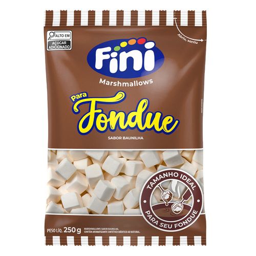 Marshmallow para fondue pacote com 250g - Fini