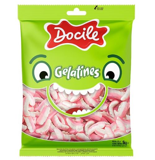 Bala de Gelatina Dentes de Vampiro 1kg - Docile