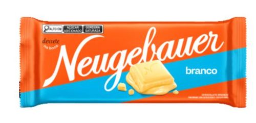 Barra de chocolate branco com 80g - Neugebauer