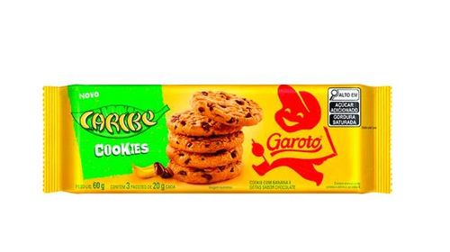 Biscoito Garoto Cookie Caribe 60g - Bauducco