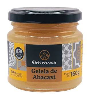 Geleia de Abacaxi 160g - Delicassis