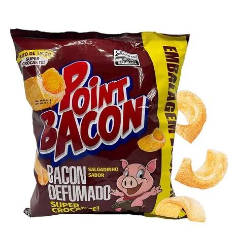 Salgadinho Point Bacon sabor Bacon defumado super crocante com 200g - Point Chips