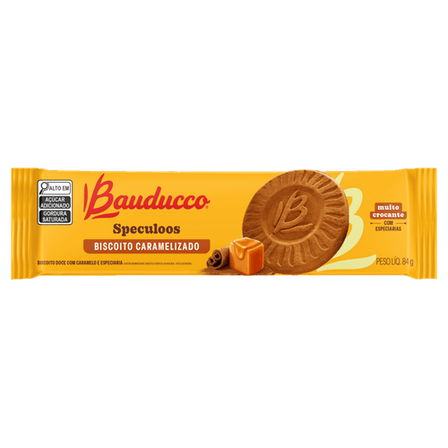 Biscoito Caramelizado Speculoos com 84g - Bauducco