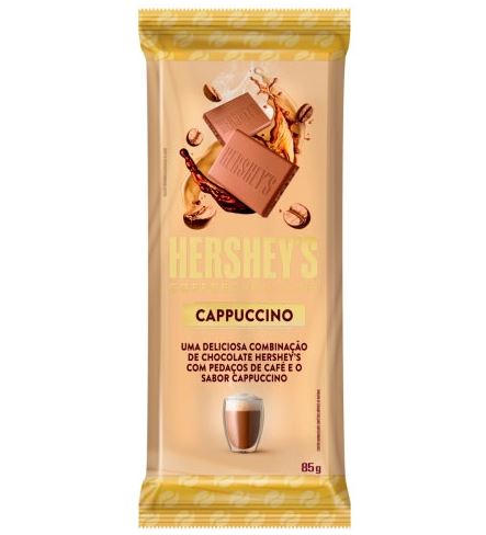 Barra de Chocolate Mesclado com Pedaços de Café Cappuccino 85g- Hershey's