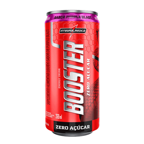 Booster Energy drink sabor Purple Blast zero açucar 269ml- Integralmédica