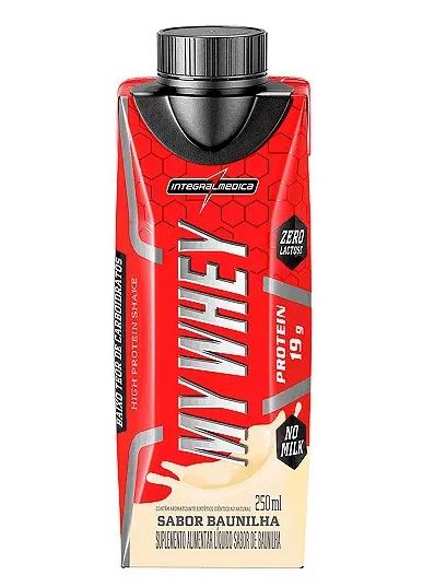 My Whey Hig Protein Shake sabor baunilha com 250ml - Integralmédica