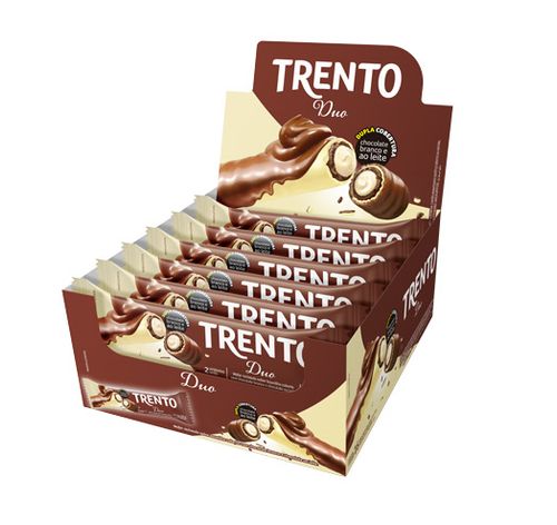 Chocolate Duo caixa com 16 unidades de 29g - Trento