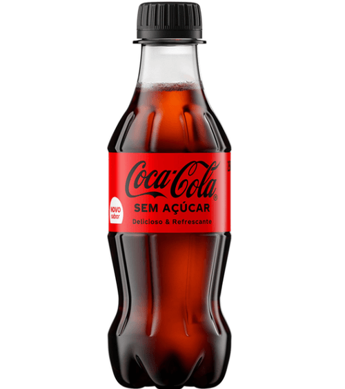 Refrigerante sabor original sem açúcar 200ml - Coca-Cola