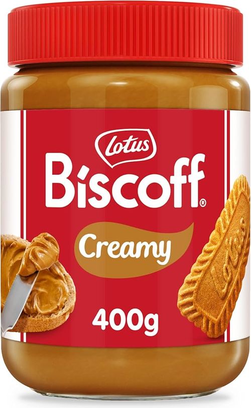 Pasta de Biscoitos caramelizados com 400g -Lotus Biscoff