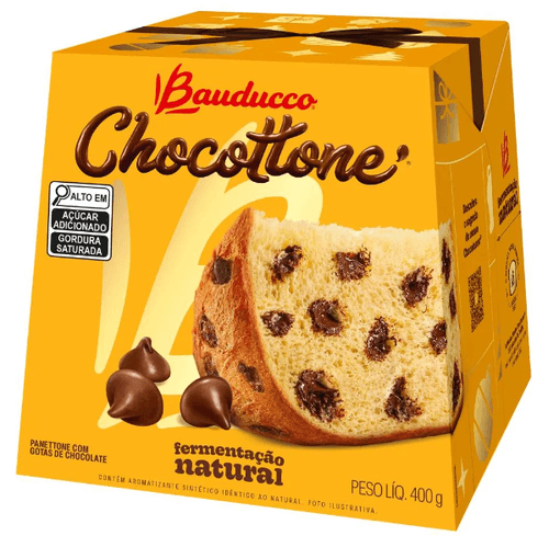 Chocottone com gotas de chocolate 400g - Bauducco