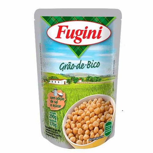 Grão-de-bico em conserva sache com 170g- Fugini