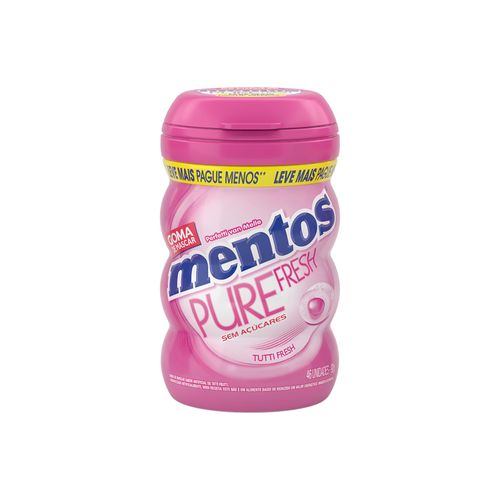 Goma de mascar pure fresh sem açúcar sabor tutti-fresh com 92g - Mentos