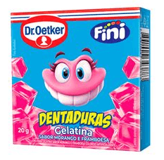 Gelatina Fini Dentaduras 20g - Dr. Oetker