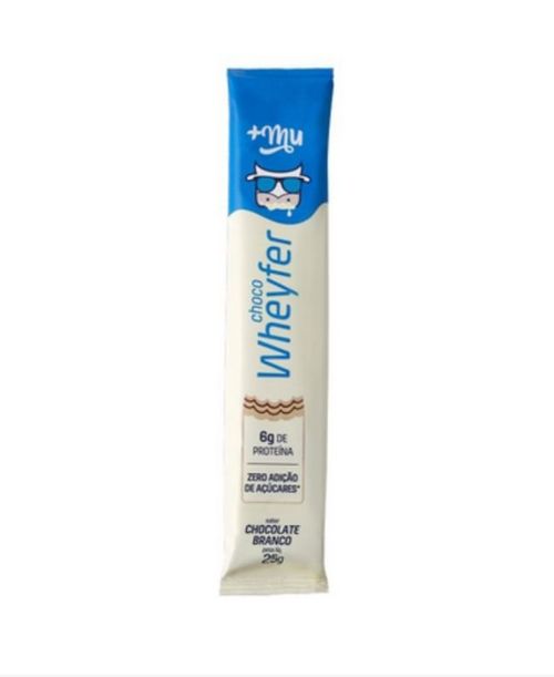 Choco Wheyfer Sabor Chocolate Branco com 25g - Mais Mu