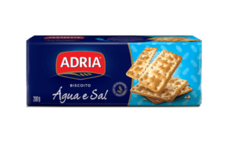 Biscoito Água e Sal 170g - Adria