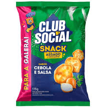 Snack Club Social sabor cebola e salsa com 115g - Mondelez