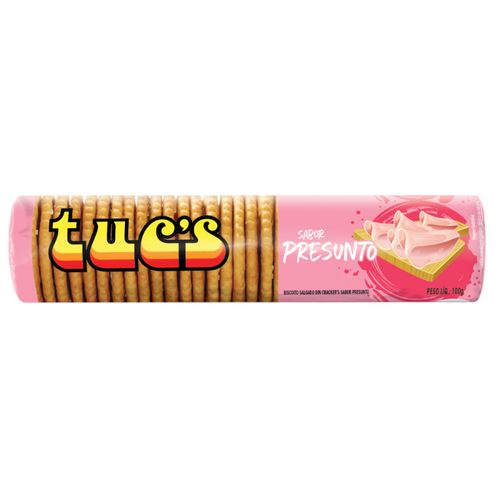 Biscoito sabor presunto com 100g - Tuc's