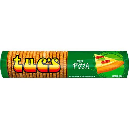 Biscoito sabor pizza com 100g - Tuc's
