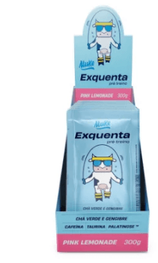 Muke exquenta pré treino sabor Pink Lemonade caixa com 15 unidades de 20g - Mais M