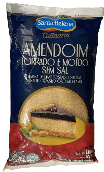 Amendoim torrado e moído sem sal 1,01kg - Santa Helena