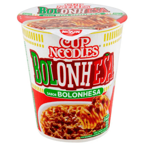 Cup Noodles sabor Bolonhesa 72g - Nissin