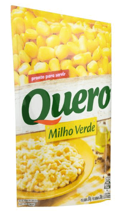 Milho verde em conserva sache com 170g - Quero