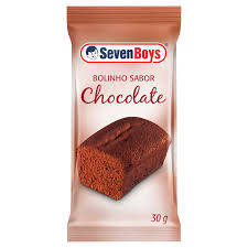 Bolinho sabor Chocolate com 30g - Seven Boys