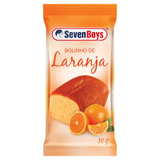 Bolinho sabor Laranja com 30g - Seven Boys