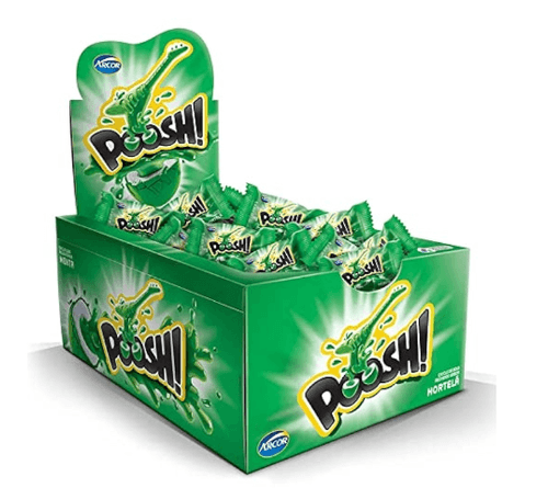 Chiclete sabor Hortelã caixa com 200g - Poosh