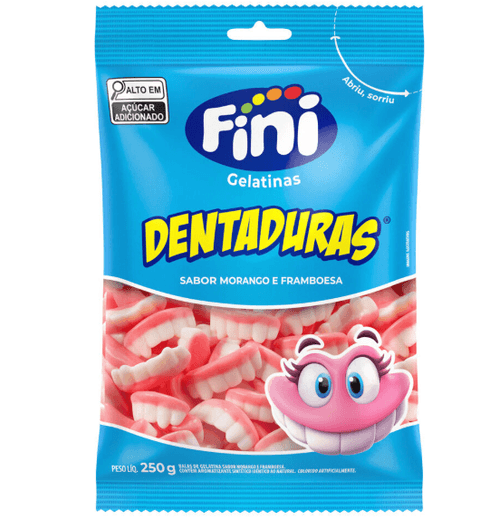 Dentaduras Pacote com 250g - Fini