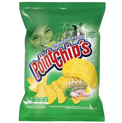 Batata Ondulada sabor Cebola com 40g - Point Chips
